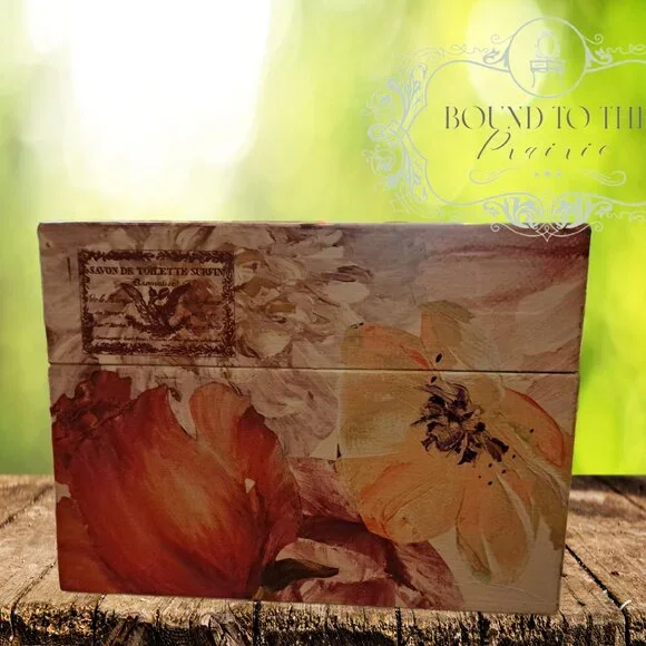 Vintage Metal File/Seed Box Restyled - Picture 2 of 8